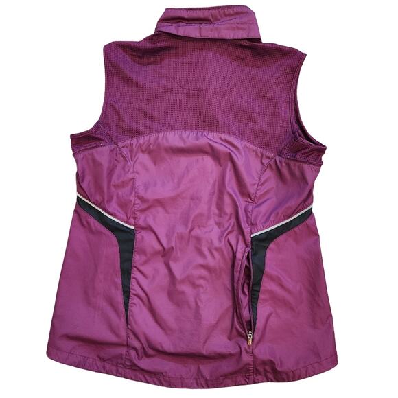 Nike Women's Convertible Running Jacket Dark Fuchsia Size M - Picture 4 of 15